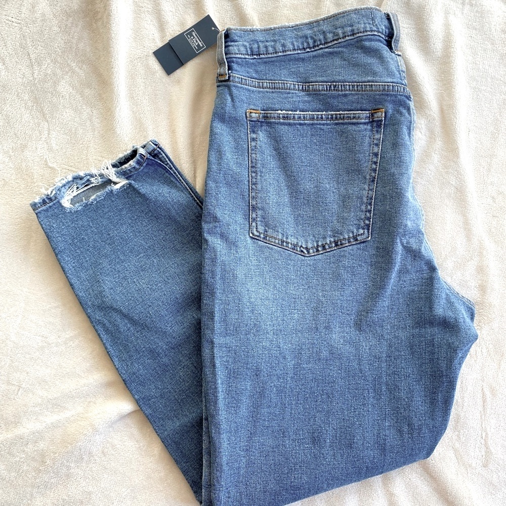 A&F High Rise Skinny Jeans